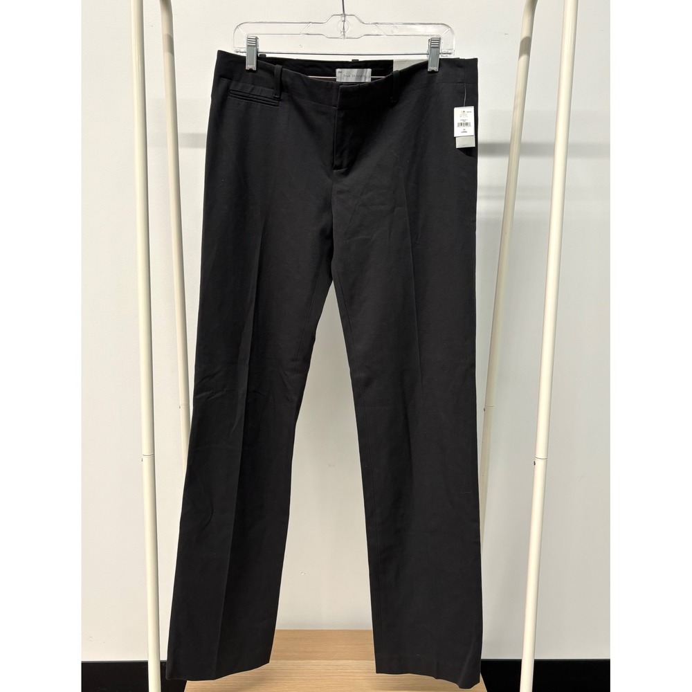 Gap True Straight Charcoal Dress Pants Two-Way Stretch Trousers Size 10 Tall